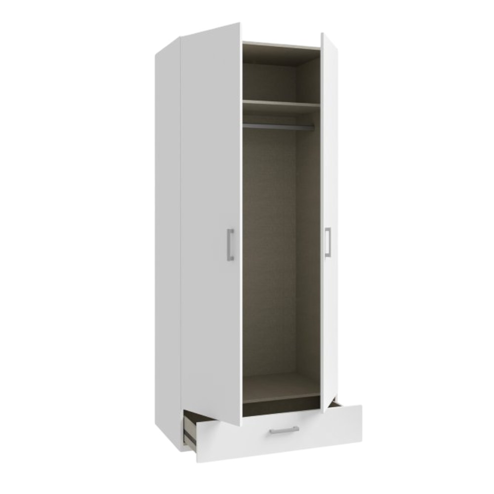 econobox-2-white-wardrobe-2-doors-1-drawer-88-9x210-5x54-2