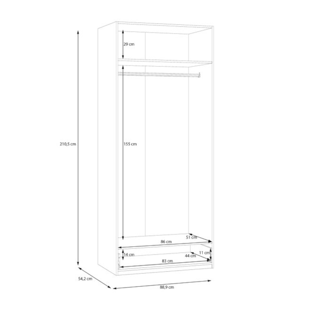 econobox-2-white-wardrobe-2-doors-1-drawer-88-9x210-5x54-2
