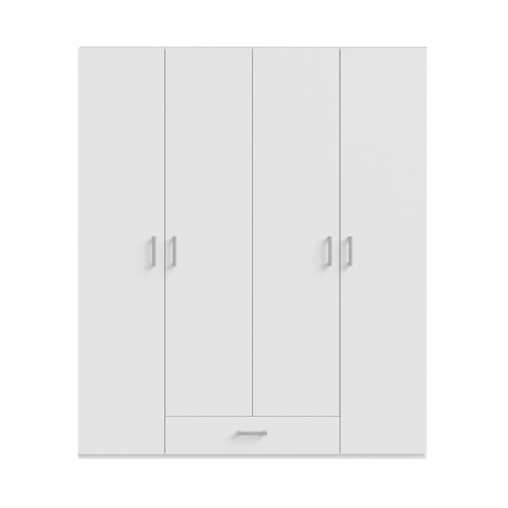 econobox-2-white-wardrobe-4-doors-with-1-drawer-177-5x210-5x54-2