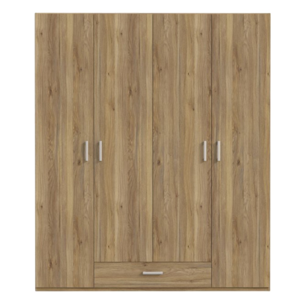 econobox-2-mauvella-oak-wardrobe-4-door-with-1-drawer-177-5x210-5x54-2