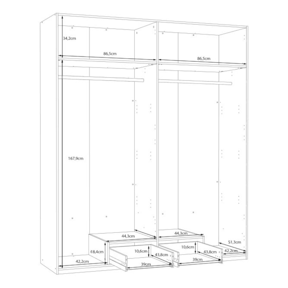 econobox-2-white-wardrobe-with-1-drawer-mirror-177-5x210-5x54-2