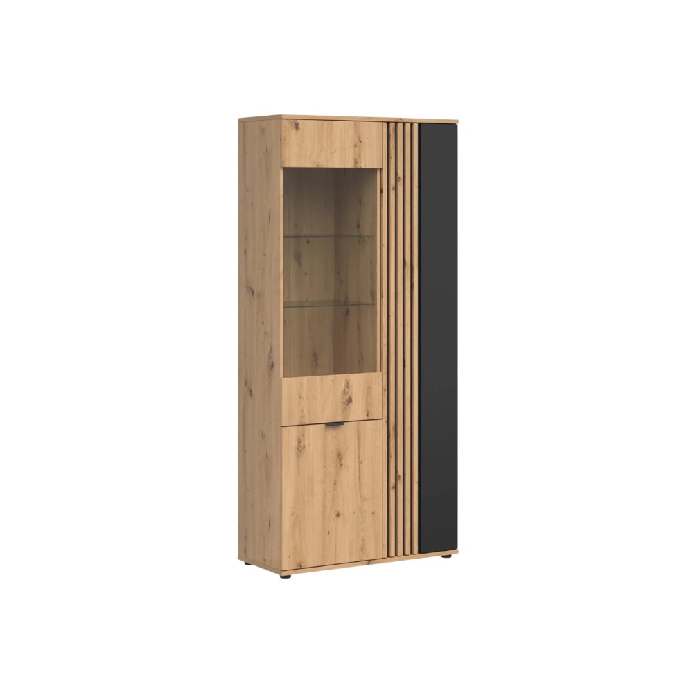 vabres-display-cabinet-90-cm-with-3-doors-artisan-oak