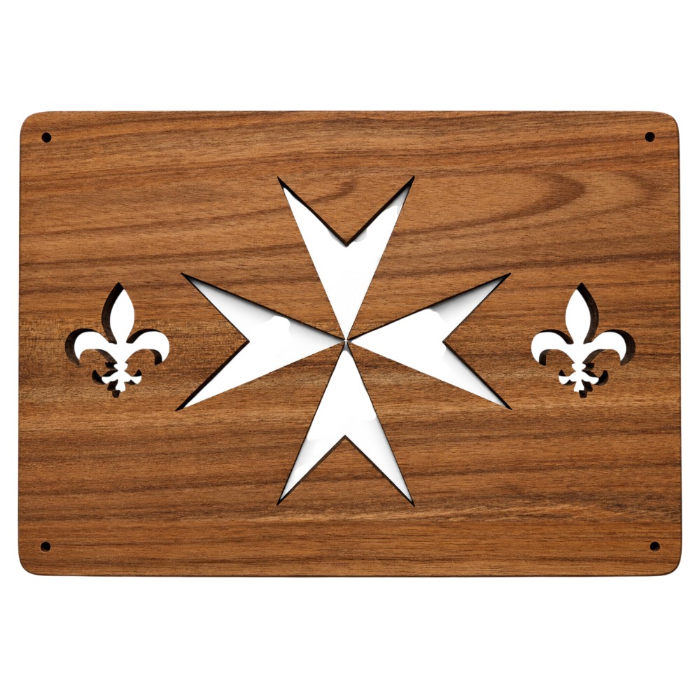 wooden-ventilator-brown-fleur-de-lys-design
