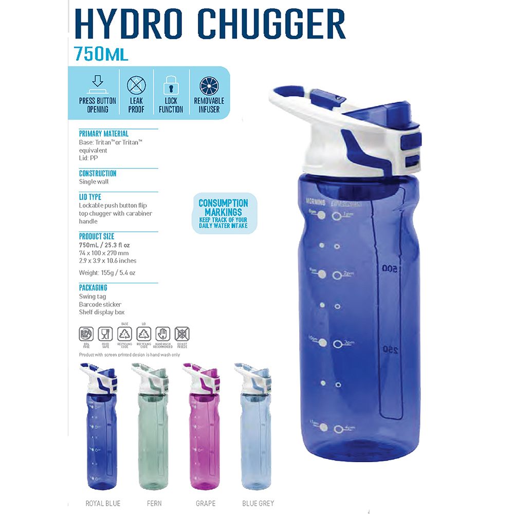 smash-hydro-chugger-with-infuser-drinking-bottle-750ml-4-assorted-colours