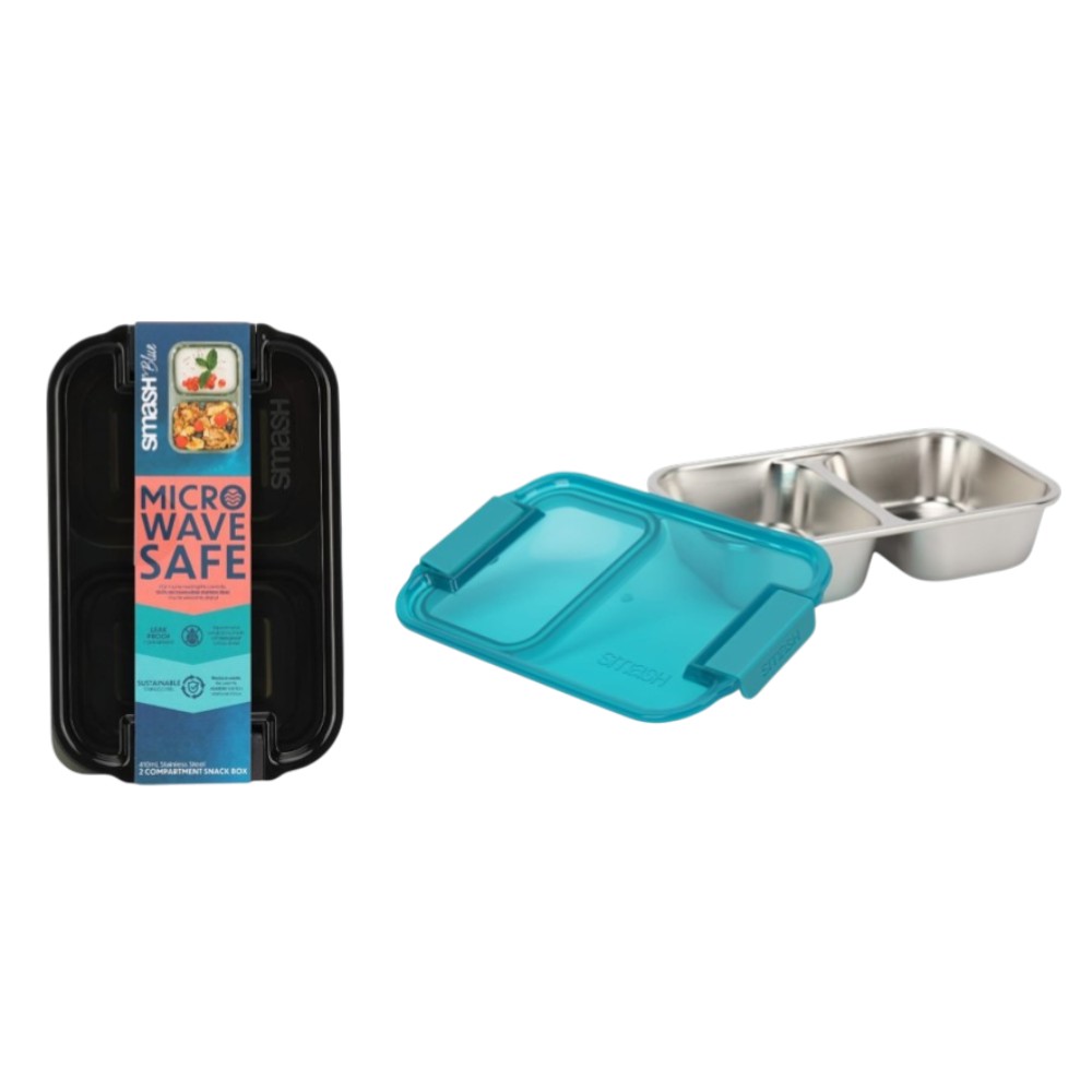 smash-snack-box-stainless-steel-2-compartments-410-ml-assorted