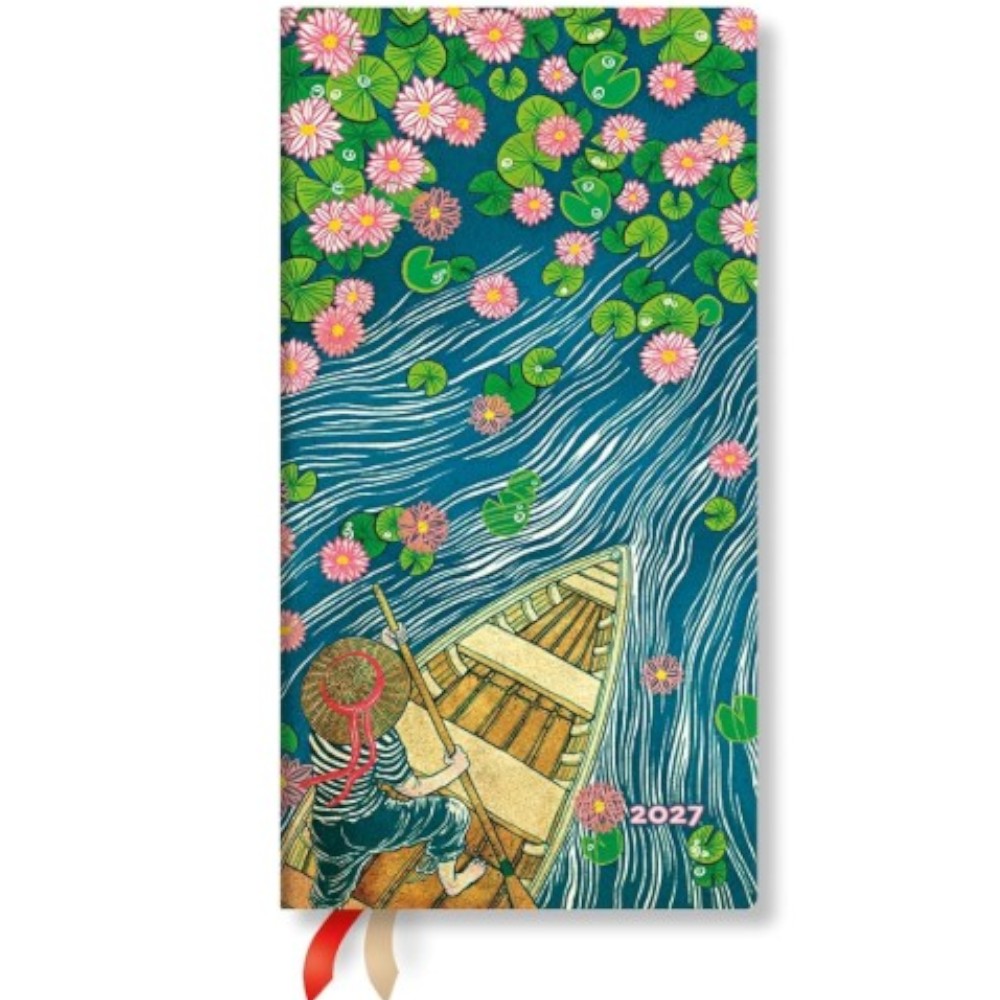 paperblanks-lotus-river-living-with-yuko-2027-slim-weekly-planner