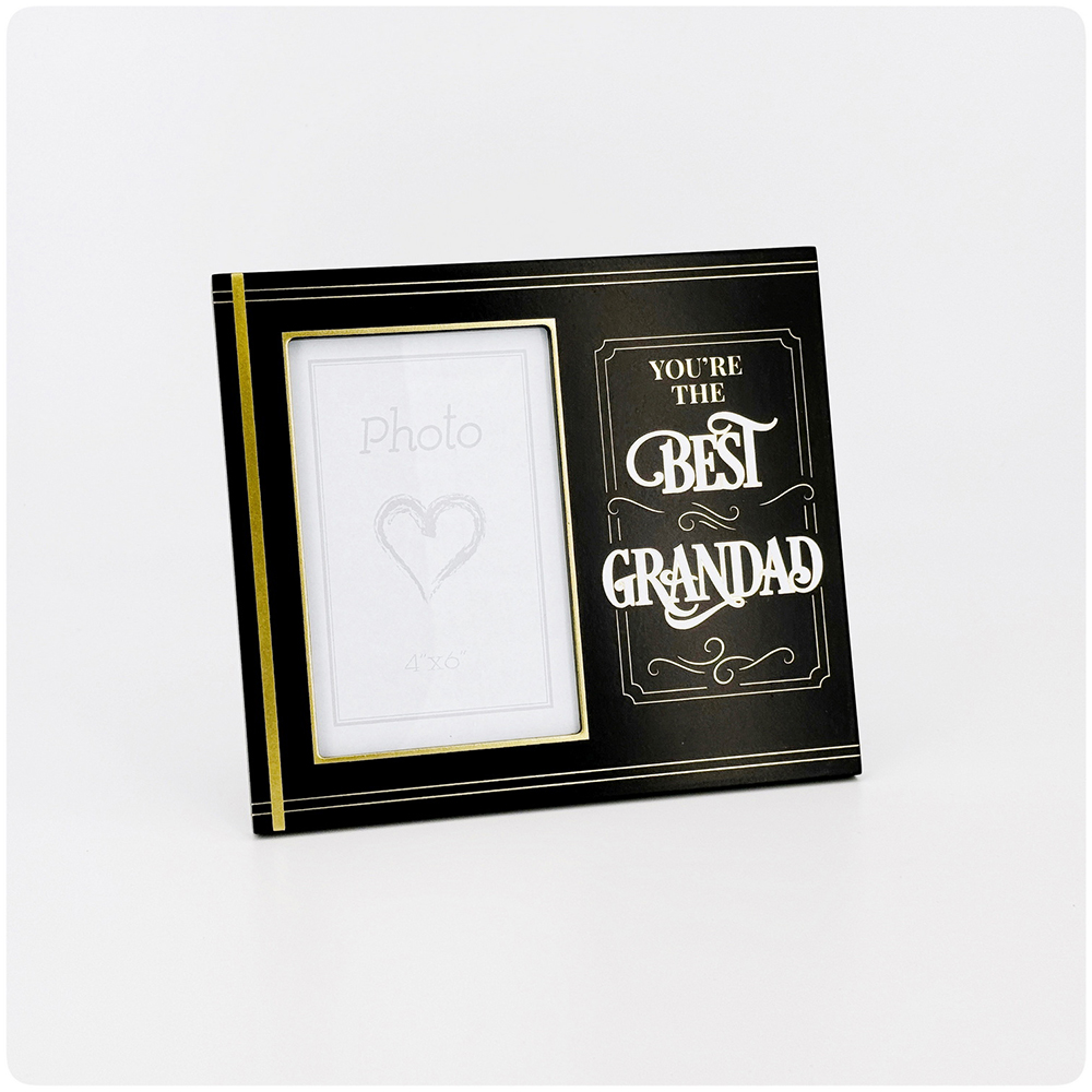 best-grandad-photo-frame-gold-black