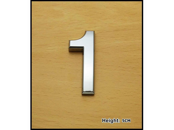 plastic-chromed-curved-door-number-1-5cm