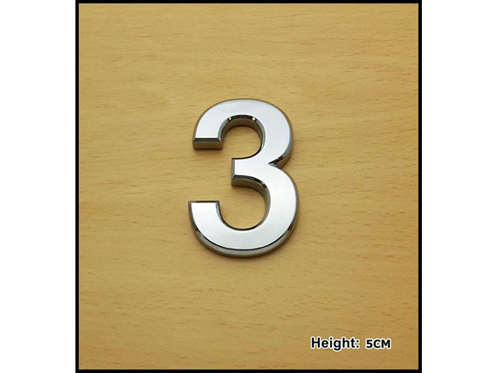 plastic-chromed-curved-door-number-3-5cm