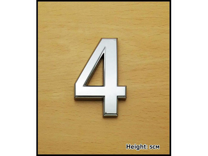 plastic-chromed-curved-door-number-4-5cm