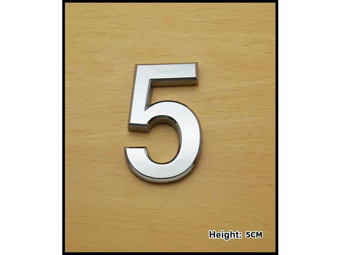 plastic-chromed-curved-door-number-5-5cm