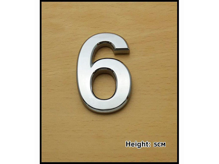 plastic-chromed-curved-door-number-6-5cm