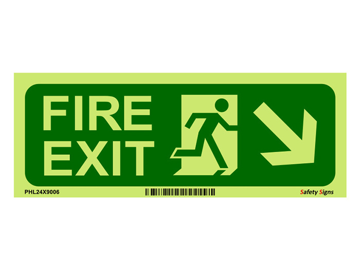 photo-luminescent-fire-exit-down-angled-24cm-x-9cm