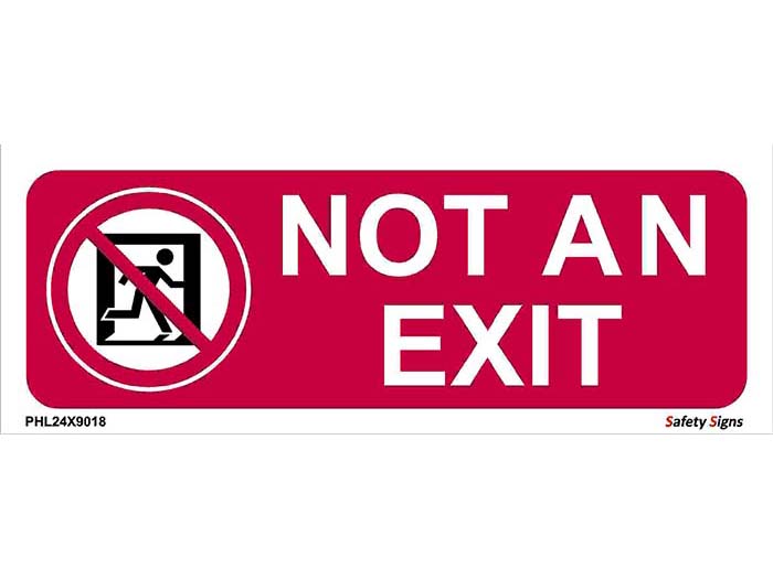 not-an-exit-self-adhesive-sign-24cm-x-9cm