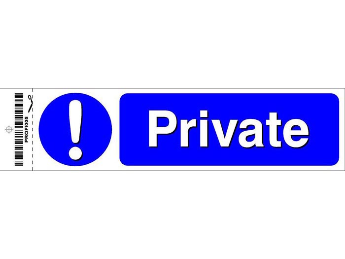 self-adhesive-sign-private-5cm-x-19cm