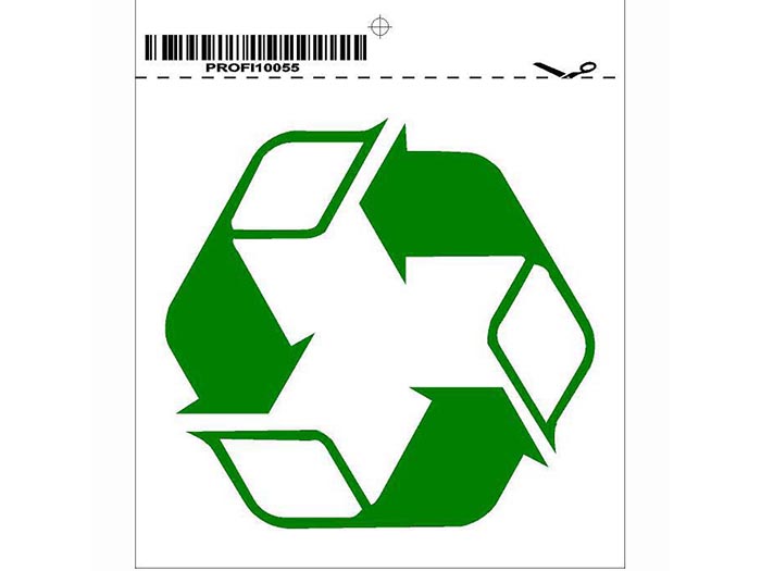 self-adhesive-sticker-sign-recycling-symbol-10cm-x-10cm
