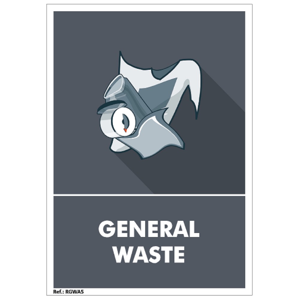 general-waste-sign-a5