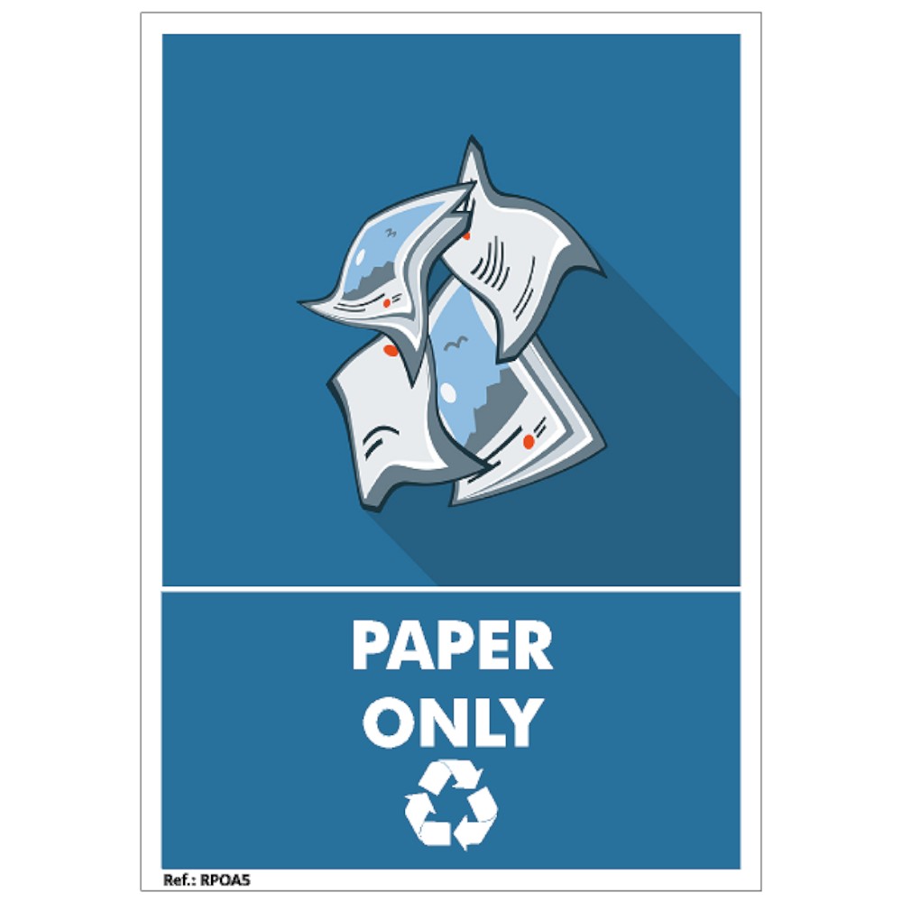 paper-only-recycling-sign-a5