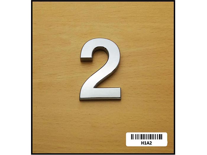 chromed-door-number-2-3-5cm
